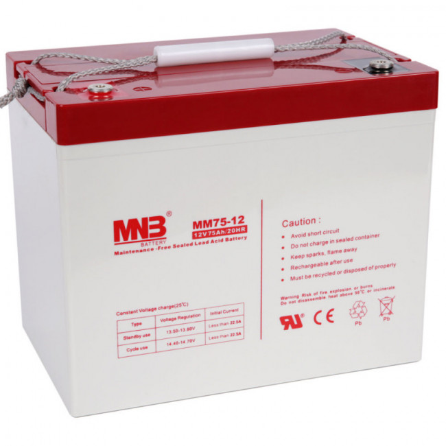 Аккумулятор MNB MM 75-12 Аккумулятор MNB MM 75-12