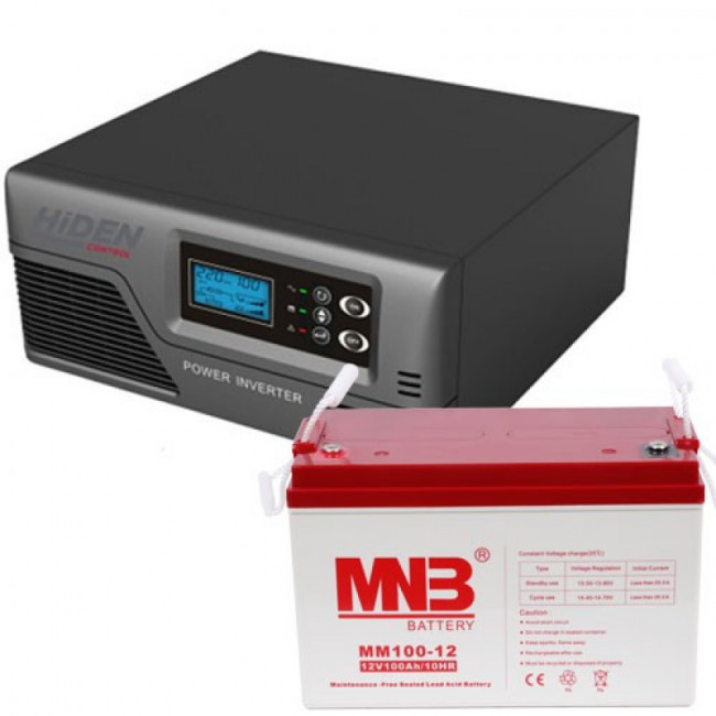 Комплект ИБП Hiden Control HPS20-0612 + АКБ 100 Ач Комплект ИБП Hiden Control HPS20-0612 + АКБ 100 Ач