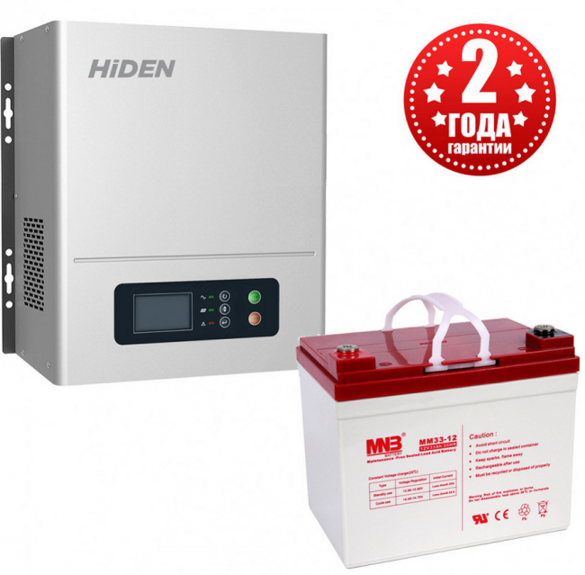 Комплект ИБП Hiden Control HPS20-0312N + АКБ 33 Ач