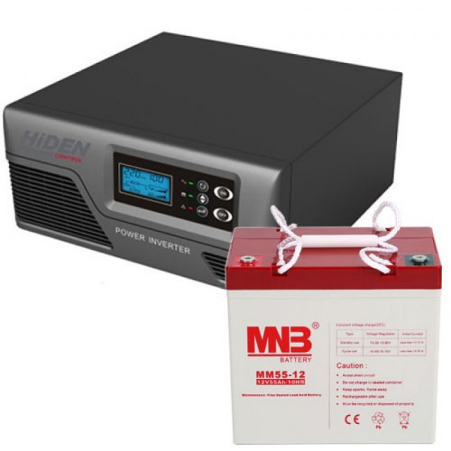 Комплект ИБП Hiden Control HPS20-0612 + АКБ 55 Ач